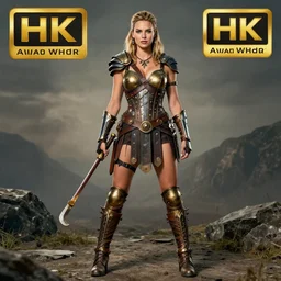 full body photo of kate upton as a steampunk amazon warrior, highly detailed, 4k, HDR, award winning,