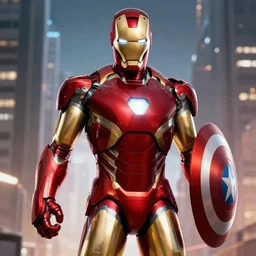 iron man as captain america