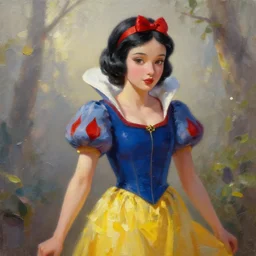 snow white, robopunk, oil painting, sunlit, paint texture, digital painting, highly detailed, artstation, sharp focus, illustration, concept art, ruan jia, wlop, nick gan