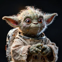 Yoda as a Astronaut