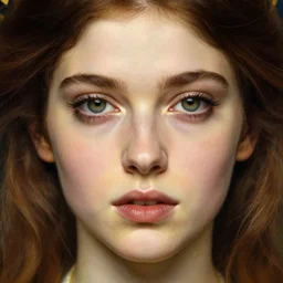alexandra daddario as the queen, wonderful eyes, incredibly detailed face, true anatomy, artgerm art, greg rutkowski and alphonse mucha
