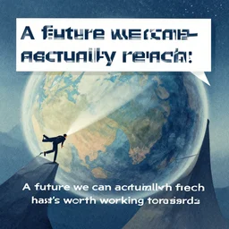 a future we can actually reach that's worth working towards