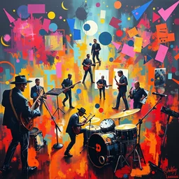 breakbeat music reimagined, painting