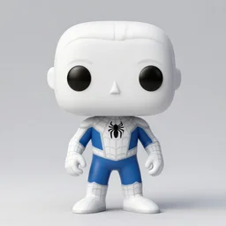 full body 3d render of Spider as a funko pop, studio lighting, white background, blender, trending on artstation, 8k, highly detailed