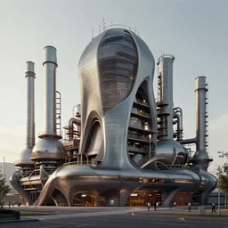 industrial architecture by ilya kuvshinov, futuristic, archdaily, wallpaper, highly detailed, trending on artstation.