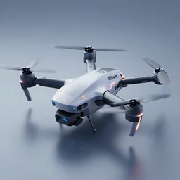 a product photo of a futuristic drone toy
