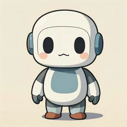 cute robot by goro fujita, masterpiece, vivid, detailed