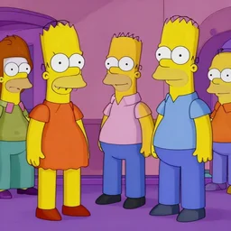 a still from the simpsons the musical