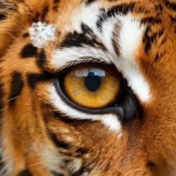 tiger eye crystal is discovered to be a literal eye of a tiger, artwork by hideshi hino,