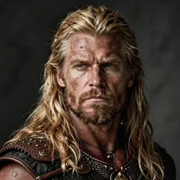 hyper realistic photo of cimmerian conan barbarian portrait, cinematic