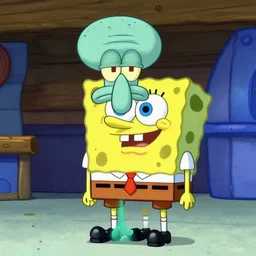 Squidward, spongebob character, cgi