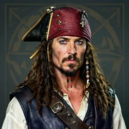 portrait of a dungeons and dragons pirate captain who looks like walter white by ralph horsley, rossdraws, matte painting, artstation, on stylized background, masterpiece, highly detailed