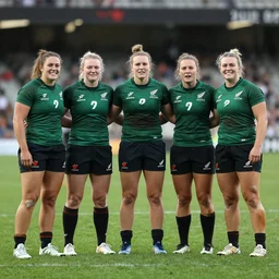 photograph new zealands all blacks female team