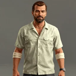 king fruela the cruel in gta v, in game screenshot, 8 k resolution
