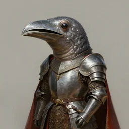 a medieval platypus in royal knights armor, intricate, metal - beak, elegant, highly detailed, centered, digital painting, artstation, concept art, smooth, sharp focus, illustration, artgerm, tomasz alen kopera, peter mohrbacher, donato giancola, joseph christian leyendecker, wlop, boris vallejo