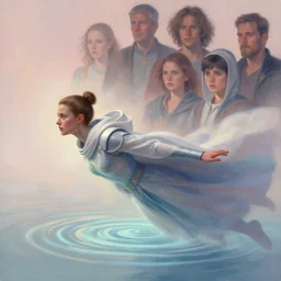 masterpiece side profile concept art by thomas blackshear, imogen poots as a galactic templar fly magic ripples, matte painting, extremely emotional, pastel colours, realistic shaded lighting poster by hsiao ron chen, ilya kuvshinov, magali villeneuve, artgerm, jeremy lipkin and michael garmash and rob rey, christophe vacher