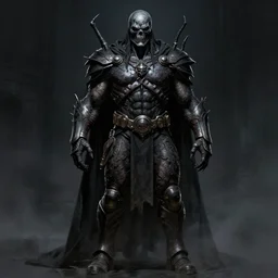 full body portrait of he - man, dark and mysterious and eerie and ominous character, cinematic, epic, highly detailed, intricate, artstation, illustration, artwork by marcus whinney