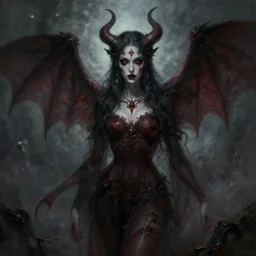 A dream so horrible no words could describe it, fantasy painting by Satan, trending on artstation, hyper detailed