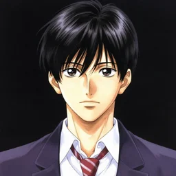 susumu nakoshi, manga, highly detailed, digital art, centered, portrait, colored accurately, in the style of shuzo oshimi
