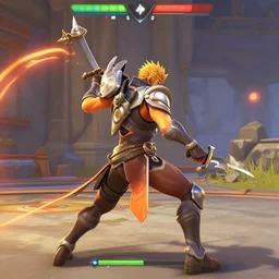 Overwatch Genji realistic 4k athmospheric ultra HD Dragonblade winning game
