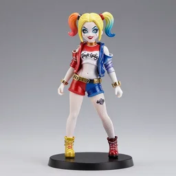 lady gaga as harley quinn, action figurine,