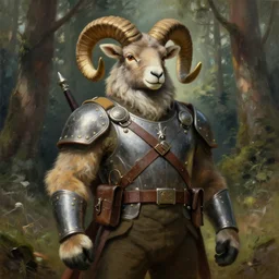 anthropomorphic furry regal ram soldier wearing modern military gear in a forest, character design, painting by gaston bussiere, craig mullins, j. c. leyendecker, tom of finland