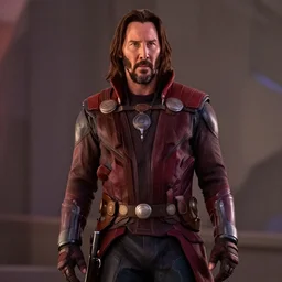 film still of Keanu Reeves as Star Lord in Avengers Endgame