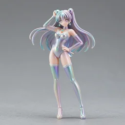 james jean isolated vinyl figure harajuku magical girl character design, figure photography, dynamic pose, holographic undertones, glitter accents on figure, anime stylized, sharp focus, accurate fictional proportions, high delicate defined details, ethereal lighting