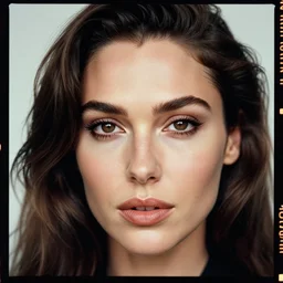 kodak portra 4 0 0, 8 k, highly detailed, britt marling style, mario testino style, 3 / 4 photographic close - up face of a beautiful gal gadot with 1 9 5 0 s hairstyle, 1 9 5 0, 1 9 5 0 s style, symmetrical, hasselblad x 1 d - 5 0 c, medium format, soft light