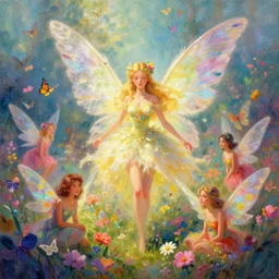 wonderdream faeries lady feather wing digital art painting fantasy bloom vibrant by hubert robert and lee madgwick and roger dean and jacek yerka, dan mumford and alex grey style, soft lighting, 4 k hd wallpaper illustration character design concept colorful joy atmospheric lighting butterfly