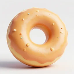 donut made with blender, 3 d, realism, 4 k