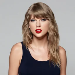 portrait photo of singer-songwriter Taylor 'The Rock' Swift, studio lighting