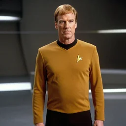 a still of mark hamill as captain kirk in star trek, 8 k