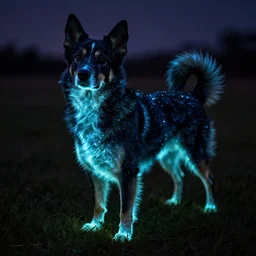 bioluminescent dog