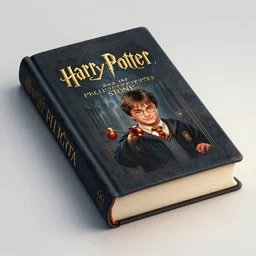 harry potter and the philosopher's stone ( 1 9 9 7 ) book cover design by van gogh, book title visible