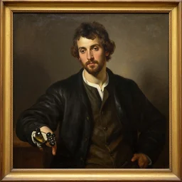 a painting in the style of donato giancola, and in the style of john william waterhouse, and in the style of charles dulac. smooth, sharp focus, semi - realism.