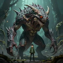 a monster fauna from made in abyss anime by neville page, ken barthelmey, carlos huante and doug chiang, sharp focus, trending on artstation, hyper realism, octane render, 8 k, hyper detailed, ultra detailed, highly detailed, zbrush, concept art, creature design