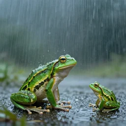 frogs raining from the sky