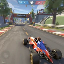 Gameplay screenshot of Stephen Hawking in Rocket League, Unreal Engine, 8k, octane render, nvidia raytracing