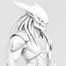 a portrait of a yautja predator, fantasy, elegant, crisp 8 k line art, digital painting, artstation, unreal engine, octane render, emissive lighting, concept art, matte, sharp focus, hyper realistic lighting, illustration, art by josan gonzalez