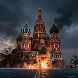 nuclear strike in moscow