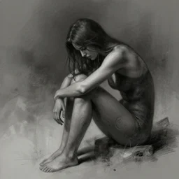 solitude, concept art, trending on artstation, wlop, ross draws, digital painting, mixed media, intricate details, volumetric lighting