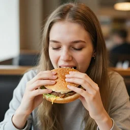 krachkovskaya eats burgers