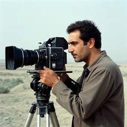 a masterpiece photograph of a character in a scenic environment by abbas kiarostami, shot on large format film camera, cinematic composition,
