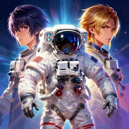 symmetry!! genshin impact portrait of an astronaut, stilish, colorful, intricate, highly detailed, dynamic lighting, digital art, digital painting, artstation, terence nielsen, sharp focus, illustration, art by artgerm and greg rutkowski and moebius, 8 k