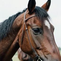 stunning film photograph of ( ( ( ( batman horse ) ) ) ), closeup, aperture 1. 2