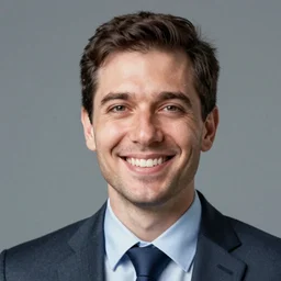 portrait photograph of business professional grinning without eyes by shaddy safadi, accurate details, intricate, ceoncept art, smooth, hyper realistic, vibrant colors, art style, cinematic, 3 5 mm grain filter, artstation