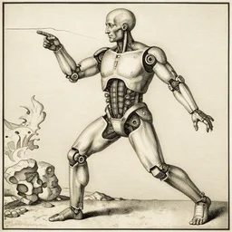 a cyborg by albrecht durer