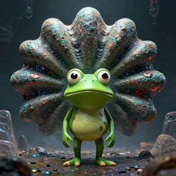 pepe the frog, plug suit rei ayanami plug suit radially symmetric alien megastructure turbulent bismuth glitchart atmospheric cinematic environmental architectural design john berkey potrait sculpture of gigantic head surround