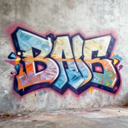 hyperrealistic rendering, anti style graffiti
